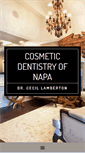 Mobile Screenshot of cosmeticdentistryofnapa.com